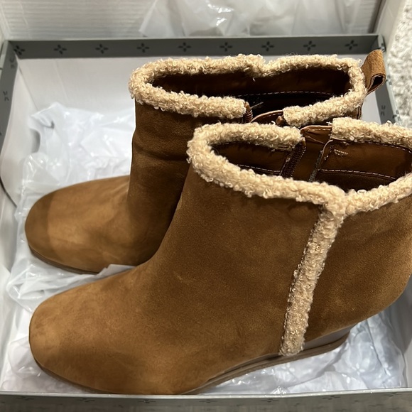 Sun & Stone Camilliaf Wedge Booties NEW Size 8.5M - Picture 5 of 7